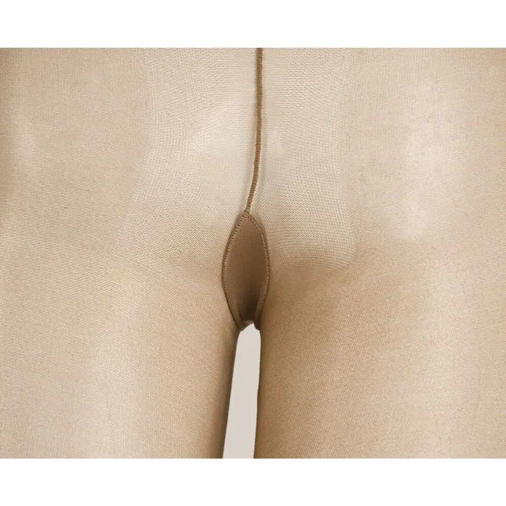 New Women’s/Men’s Hooters Girls Uniform Pantyhose Suntan Q Over 6’0” To 230lbs
